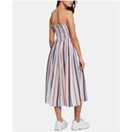 Free People Lilah Pleated Tube Striped Midi Dress XS NWT Photo 7