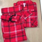 New Women’s 2Pc Wondershop Red Plaid Sleepwear Pajamas Cotton Flannel Size 3X Photo 4