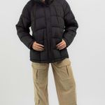 Billabong Black Puffer Jacket Photo 2