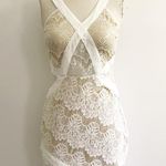 Lace White Formal Dress Photo 0