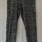 Gap Women's Fit Power Move High Rise Ankle Legging Black White Small Athletic Photo 0