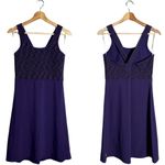 Smartwool Willow Lake Mini Dress Womens Small Purple Criss Cross Sleeveless NWOT Photo 2