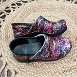 Dansko  Clog Patent Leather Nurse Shoes Womens Size EUR 38 US 7.5-8 Colorful Photo 3