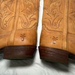 Frye vintage tan western cowboy pull on pointed toe boots women’s shoe size 7.5 Photo 6