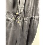 Guess Jumpsuit Womens Silk Sleeveless Pockets Drawstring Y2k Black Size Medium Photo 5