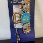 Her Universe Studio Ghibli Howl's Moving Castle Blue Calcifer Claw Clip with Charm Photo 2