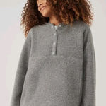 Outdoor Voices  MegaFleece Snap Up Hoodie Sz S Photo 0