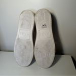 DKNY  Womens Jilian Leather Low Top Slip On Gray Nubuck Size 8 Photo 8