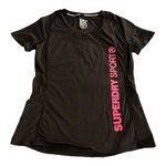 Superdry  Black Graphic Shirt Size 10 EUC #6938 Photo 0