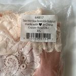 We Are HAH  Take HAH Bow Reversible Bodysuit Copper Rose Size XS Photo 3