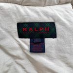 Vintage Ralph Ralph Lauren Puffer Hooded Blue Coat Size L Photo 2