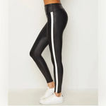 Spanx Faux Leather Side Stripe Leggings Photo 4