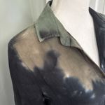 Cloth & Stone  x Anthropologie Green Button Up Tie Dye Button Down Shirt Size XS Photo 1