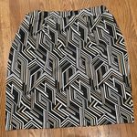 Ashley Stewart  Black and Tan Patterned Top Photo 5