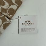 Coach  Signature Merino Wool Blend Metallic Tech Gloves in Camel NWT Photo 2