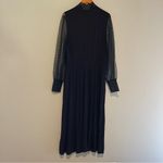 Boden Black Tulle Sleeve Midi Party Maxi Dress Size 14 NWT Whimsigoth Goth Witch Photo 11