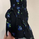 We Wore What  BLACK RUFFLE FLORAL BLOUSE XL NEW WITH TAGS Photo 4