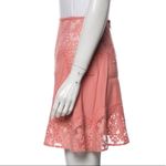 For Love & Lemons  Blush Pink Crochet Embroidered Skirt XS Photo 6