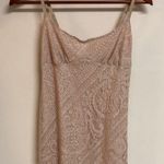 Necessary Objects Vintage Spaghetti Strap Fringe Midi Dress, Size Small Photo 2