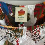 Farm Rio Off White Blouse Forest Birds Photo 2