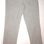 Womens Worth New York Pants Gray White Slacks Office 4 NWT $448 Wool Lined Photo 0