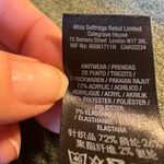 Miss Selfridge ❤️  Green Open Front Longline Knitted Cardigan with Pockets Photo 3