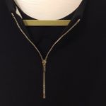 Calvin Klein  Black Sheath Dress Womens Size 6 Sleeveless Asymmetrical Hemline Photo 2