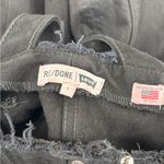 RE/DONE  Zipped Overall Denim Dungaree Dress in Black Photo 3