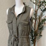 Faded Glory Vintage Y2K  Distressed Sleeveless Utility Cargo Style Vest Size S Photo 4