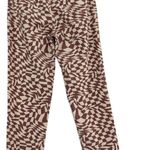 PacSun Rare  Eco Trippy Checker Ultra High Waisted Slim Fit size 24 brown cream Photo 3