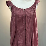 Mason & Belle Mauve  Button Down Blouse Size M EUC Photo 0