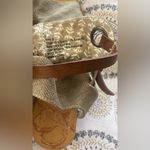 blowfish  Malibu Women Canvas Open Toe Slingback Flat Sandals Brown Green sz 8 Photo 5