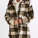 Madewell Belrose Wool Blend Plaid Shirt Jacket Photo 1