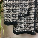 Preston & York  Woven Button Up Long Sleeve Cardigan Sweater M Photo 4