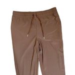 Joie  Women Pull On Pants Brown Sz M Elastic Waist Straight Leg Drawstring Copper Photo 2