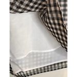 Calvin Klein Small Black and White plaid check Work Career Blouse Photo 4