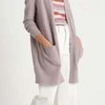 Madewell Kent Cardigan Long Sweater in Coziest Yarn Purple Pink Womens Size S Photo 0