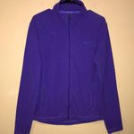 Nike FIT THERMA Women's Fleece Purple Thumbholes Zip-Up Jacket Photo 0