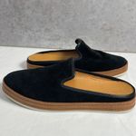 Vince Canella Black Suede Leather Mules Clogs 1” Platform Comfort Size 9.5M Photo 7