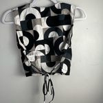 Motel Rocks  Banu Vest Crop Top in Retro Optic White Size XL Photo 4