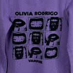 Olivia Rodrigo Vampire Purple Sweatshirt size XS Photo 7