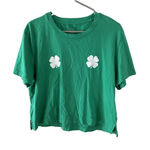 PINK - Victoria's Secret PINK VS “Irish‎ You Were Here” Green Tshirt Large Photo 0