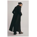 Favorite Daughter The Simon Double Breasted Longline Coat Size Small Black Photo 3