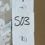 NEW OH LA LA CHERI 1X 2X LINGERIE JEANA WHITE LACE TEDDY SUIT DEEP V Photo 12