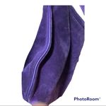 Longchamp suede leather hobo purple crossbody bag Photo 5