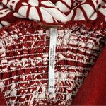 Free People  Babylon River Top Womens XS Red Polka Dot Smocked Peplum Boho Hippie Photo 6