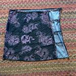 BLACK MESH STRAPPY CUT OUT SEXY DRAGON MINI SKIRT COVER UP RAVE Size M Photo 0