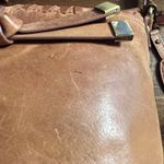 Born Leather Crossbody Bag Brown Distressed Shoulder Strap Hobo Style Purse Photo 11