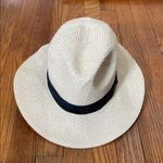 Summer‎ Beach Hat 100% Paper Classic Natural with Black Band Tan Photo 0