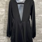 Adika Satin Deep V Romper Photo 4